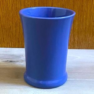 🟢 {3/$15} Blue Ceramic Toothbrush Holder